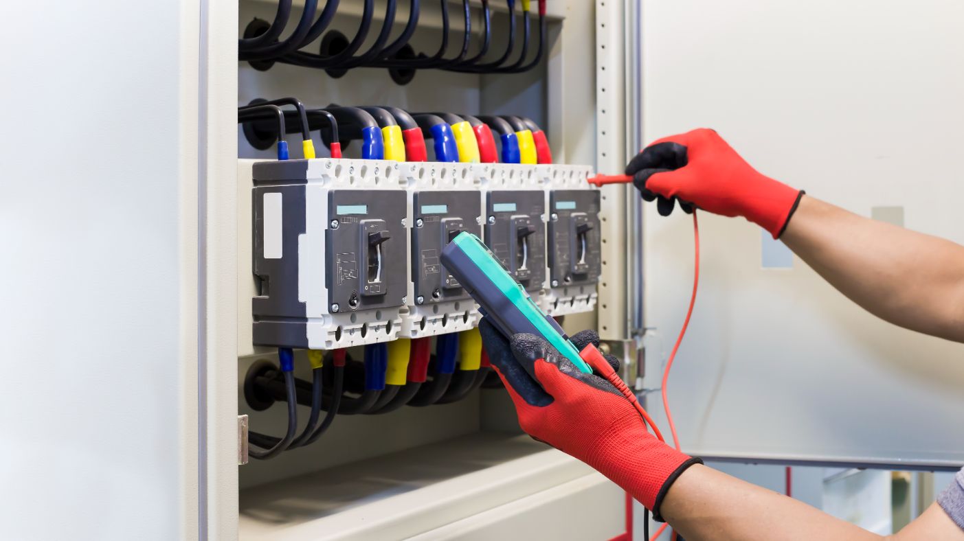 A man providing electrical services in NSW, Sydney, Australia.