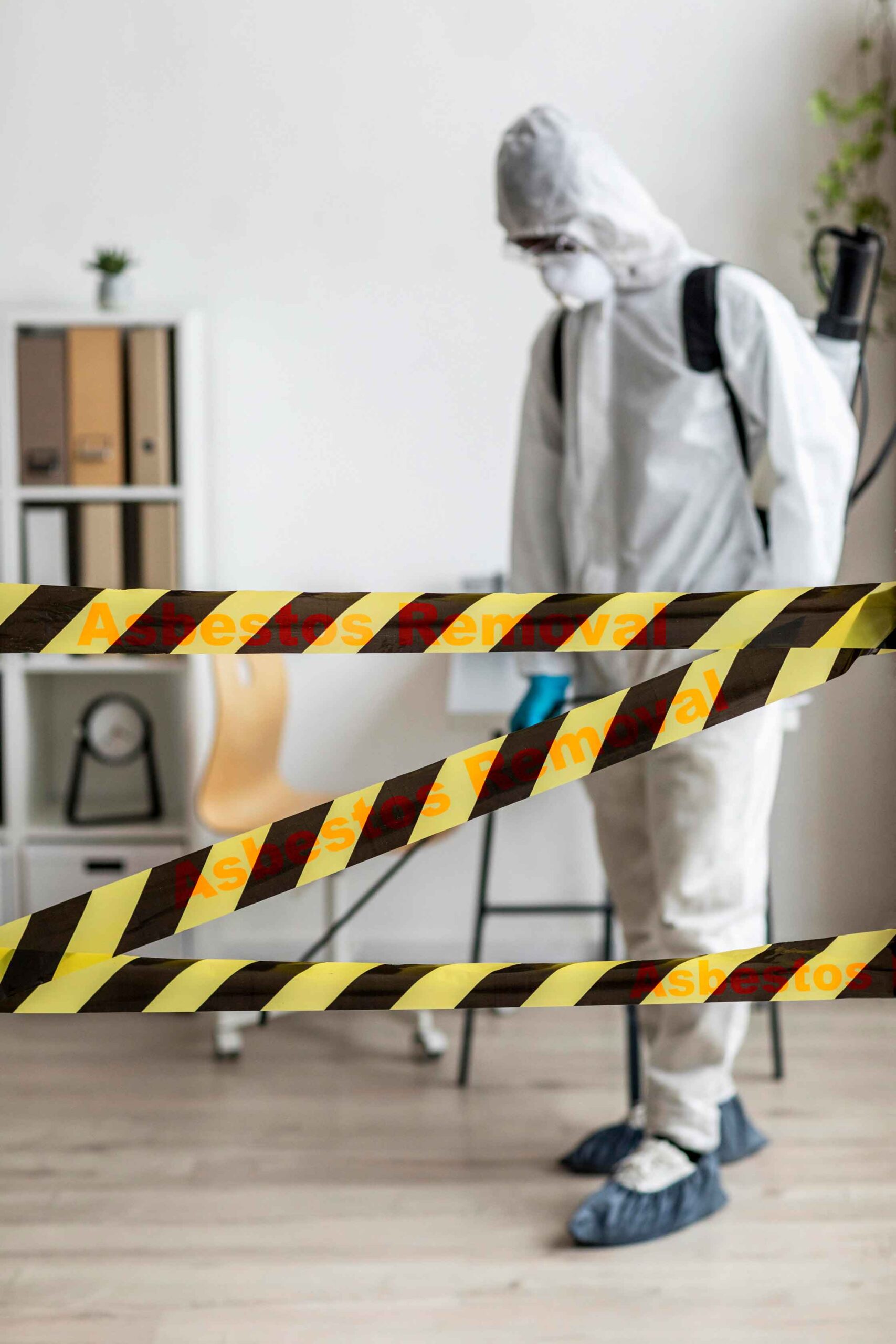 A man providing asbestos removal service in Sydney, NSW, Australia.